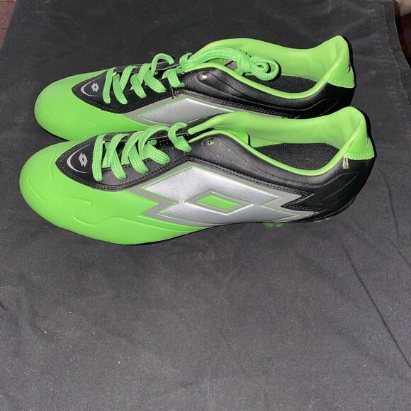 LOTTO ZHERO GRAVITY V 700 FG - FLUORESCENT MINT/BLACK Size 12 - Picture 1 of 4